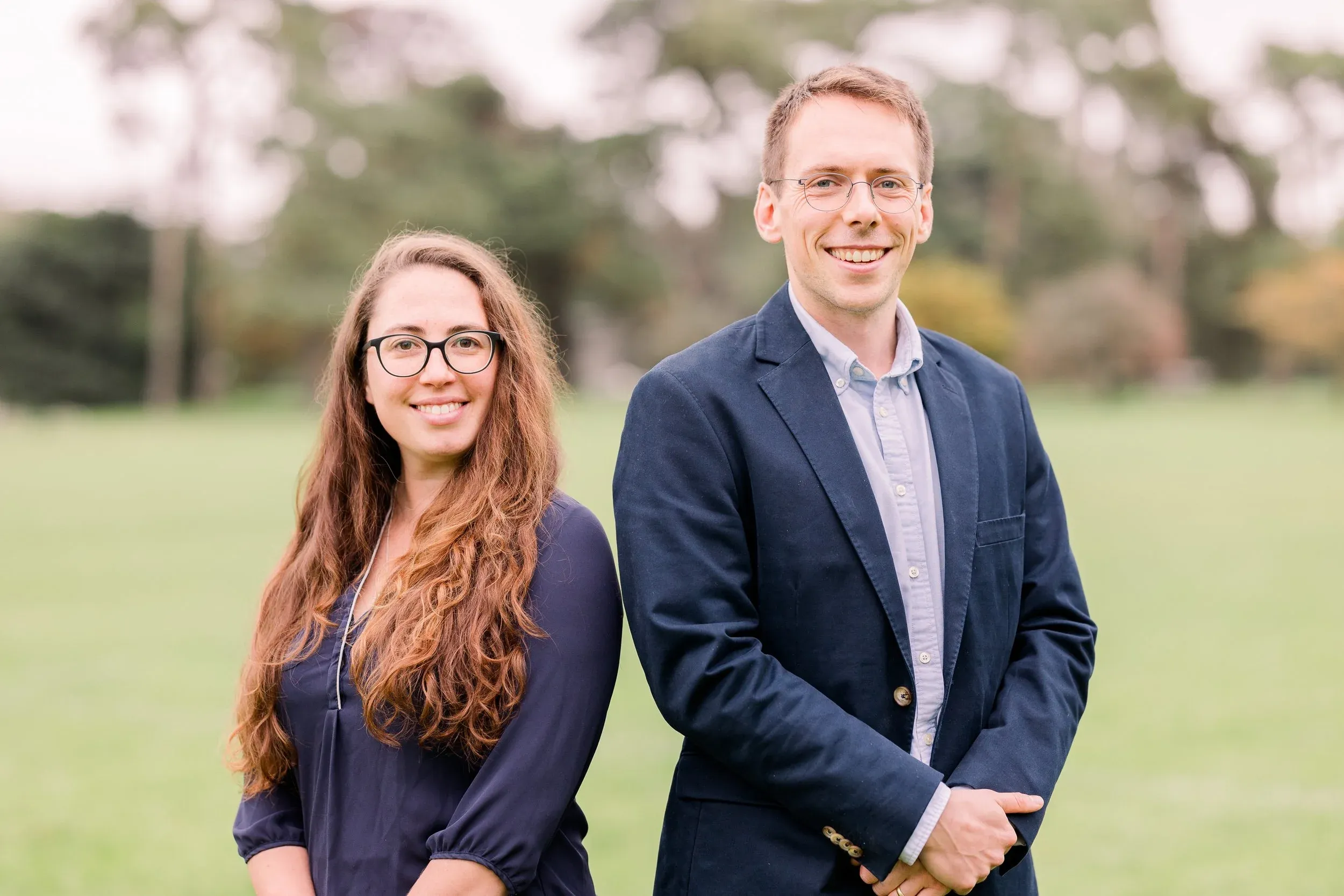 Dr Peter Kilfeather and Dr Charmaine Lang, co-founders of Oxford Omics